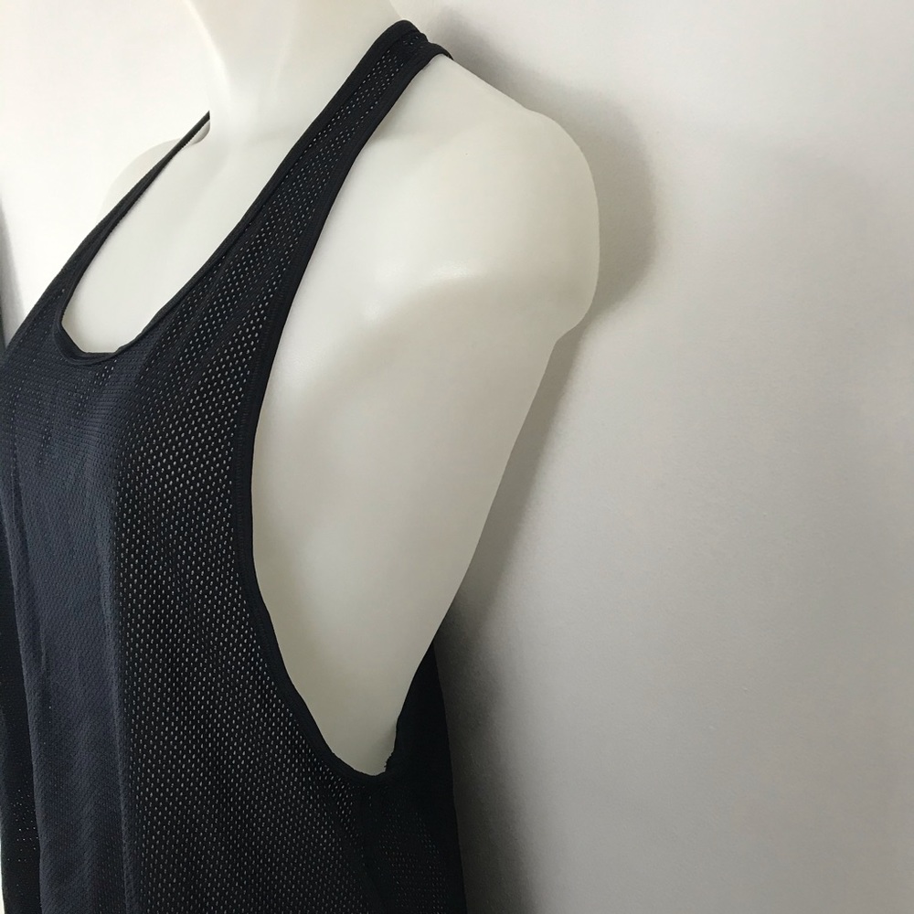 IVY PARK black mesh athletic tank XS